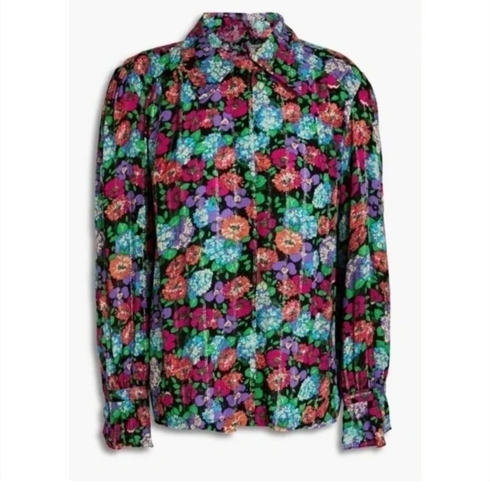NWT Elie Tahari Floral Blouse - Multicolor (S)